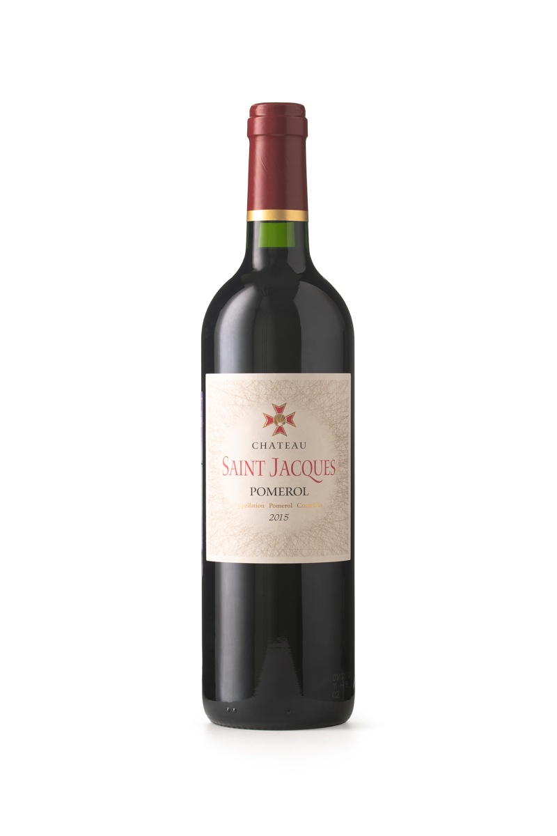 Вино Шато Сен Жак Помроль, AOC, красное, сухое, 0.75л